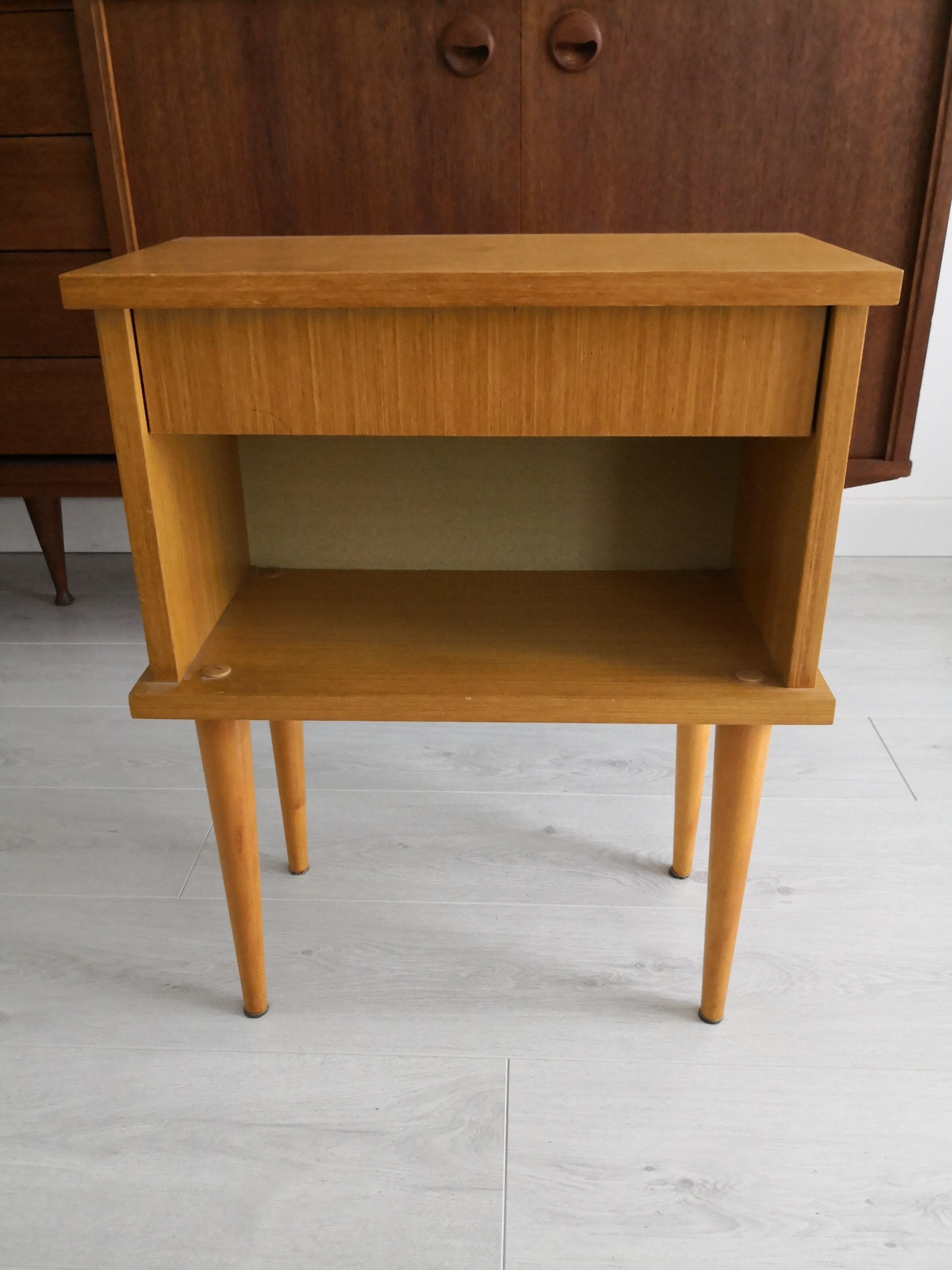60s bedside table