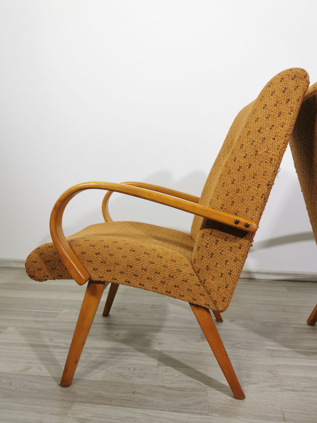 Vintage Armchairs by Jaroslav Smidek, 1960s, Set of 2
