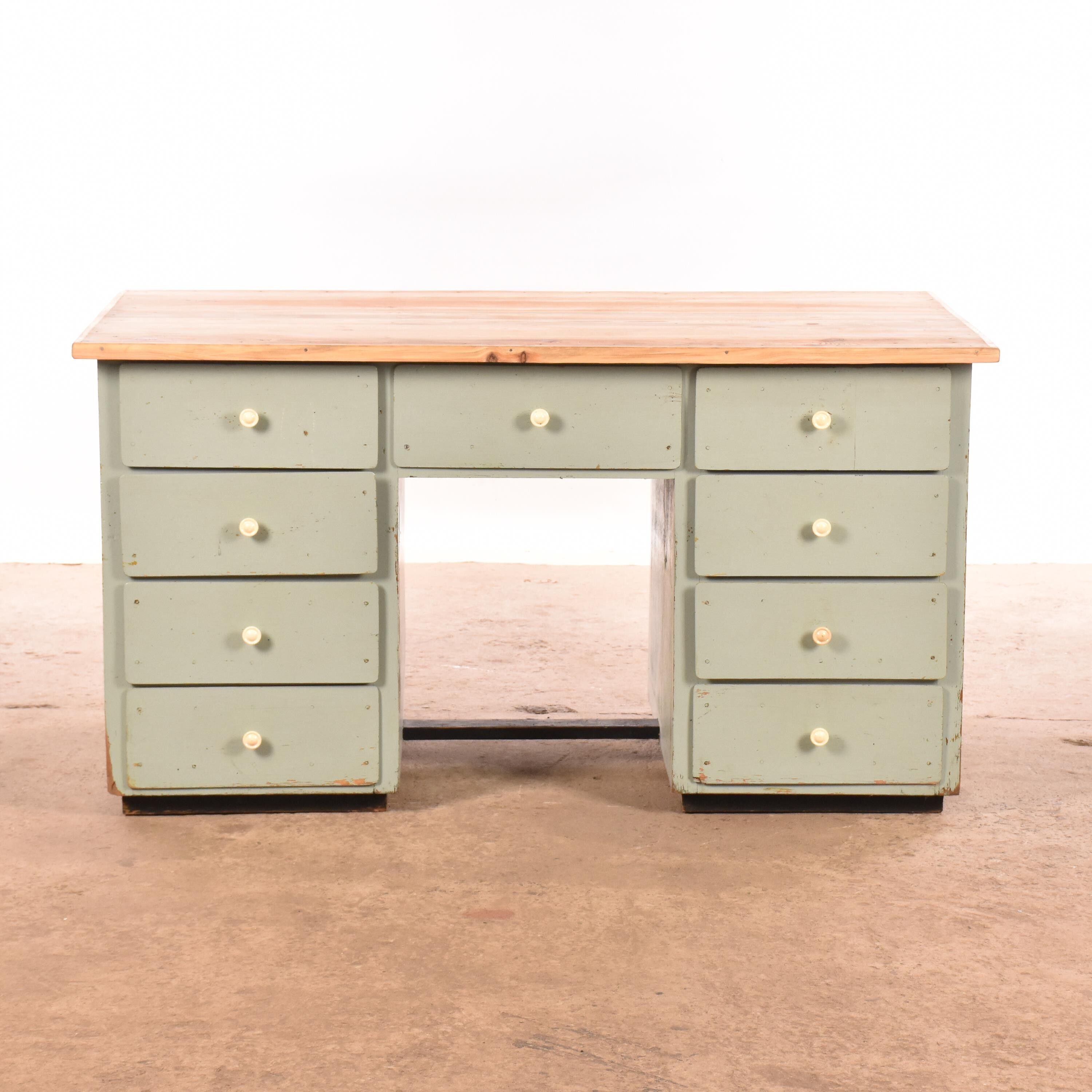 Industrial old desk Workbench