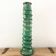 Green enamelled terracotta candle holder 50 cm