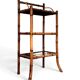 Étagère sur pied en laque du Japon et bambou, époque 1900