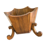 Wooden hexagonal planter