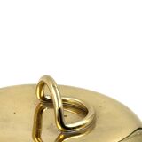 Hollywood regency gold Ice Bucket, Lira Italy ca. 1980s