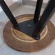 Tabouret métal & bois dans le style de Rowac années 1950/60. industriel