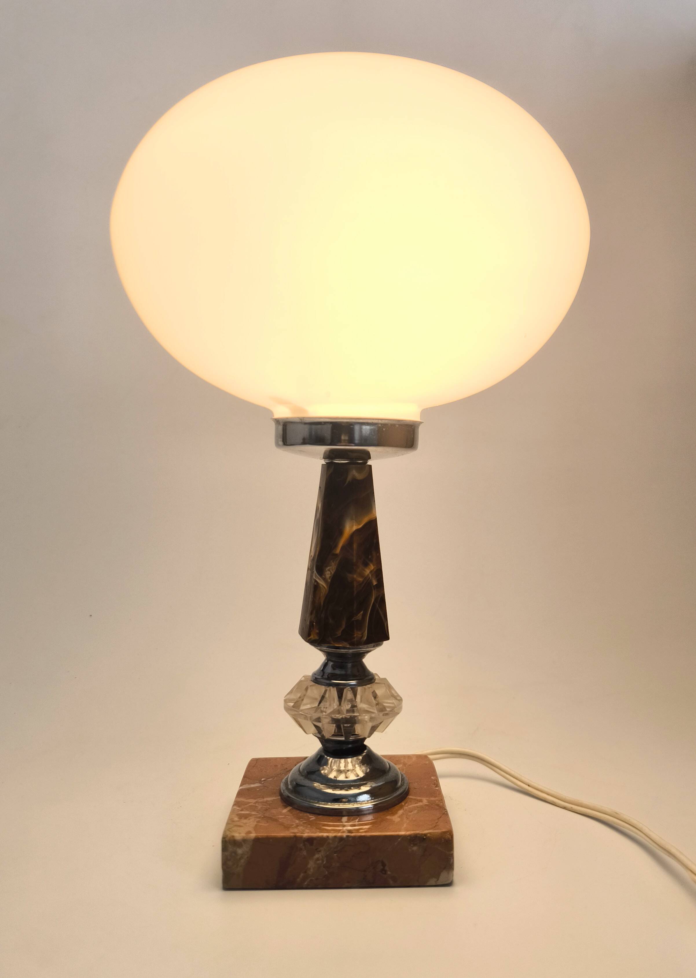 Lámpara francesa Art Deco Mid Century años 50