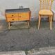 Commode vintage 2 tiroirs 1 porte