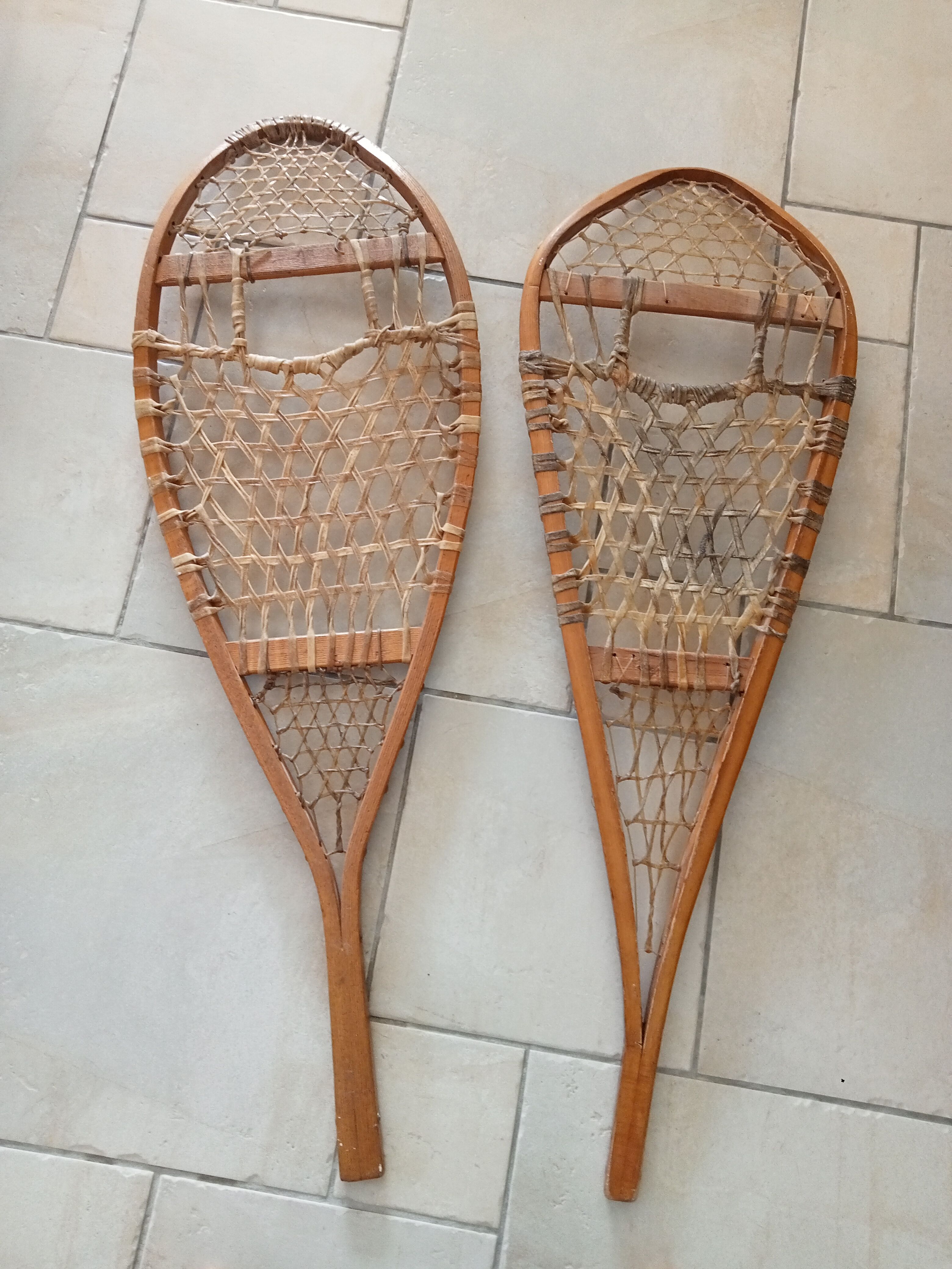 Vintage Canadian snowshoes