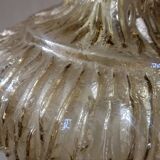 Amber glass pendant, iridescent gold, vintage 1960-70.