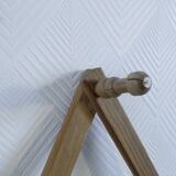 Vintage pine accordion coat rack