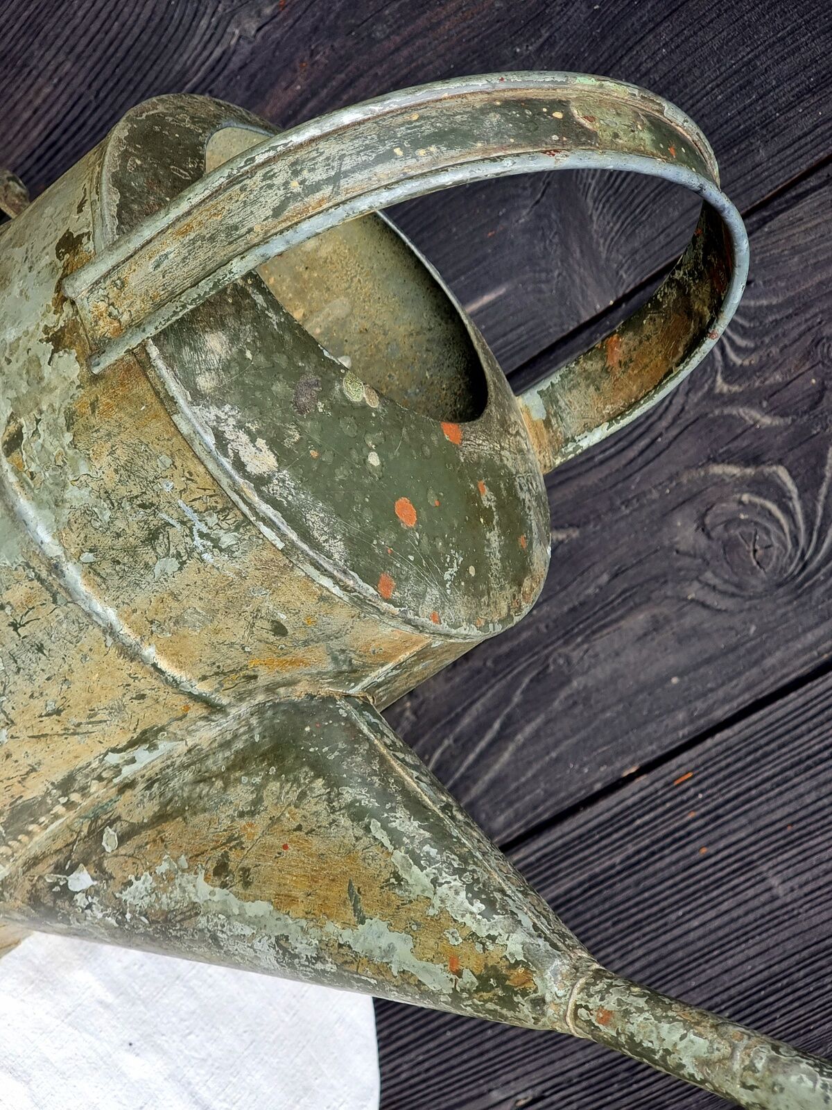 Industrial zinc watering can