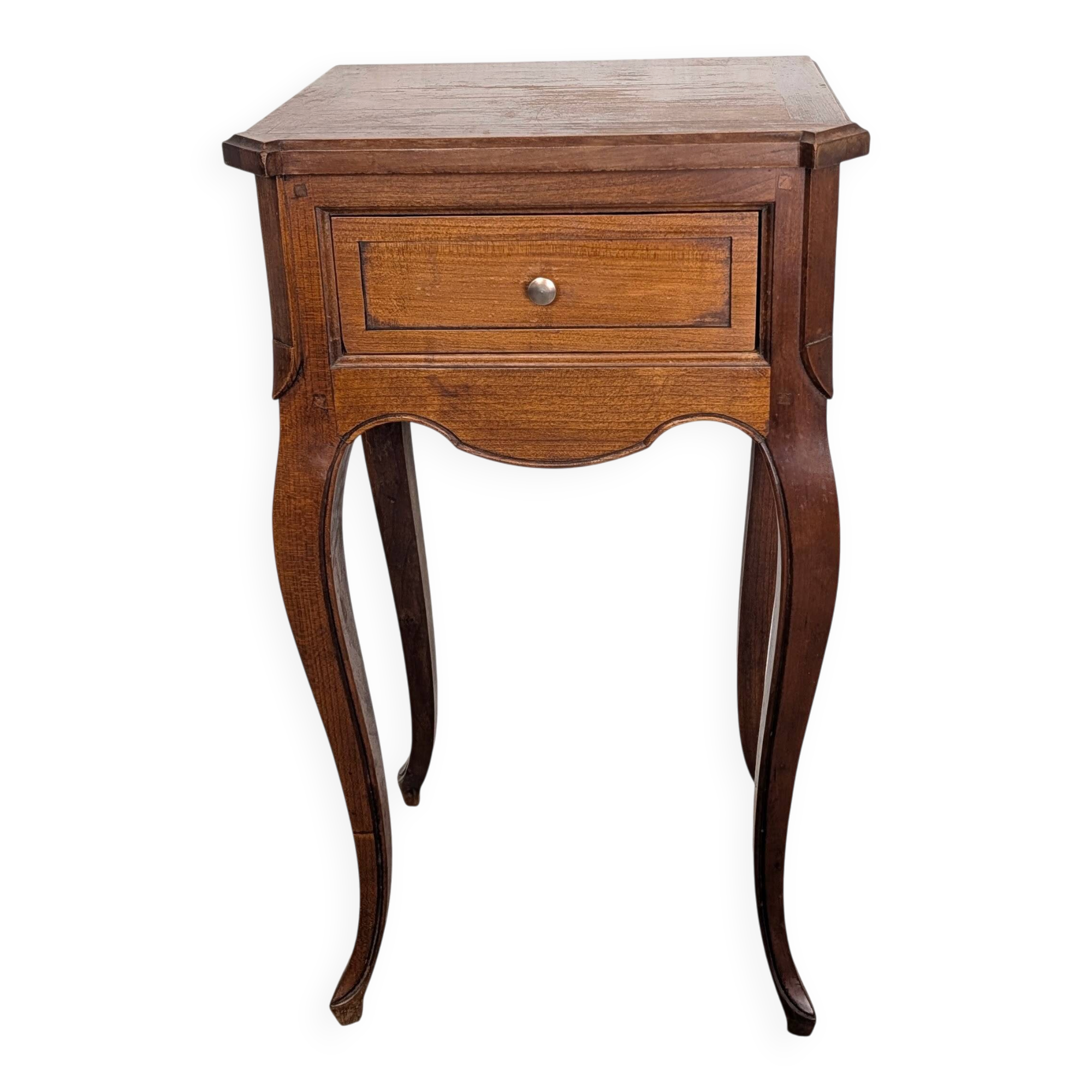 Louis XV style bedside table in solid wood
