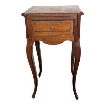 Louis XV style bedside table in solid wood