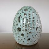 Pale blue open lamp 60 70 years