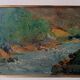 Oil painting on cardboard, dated and unsigned, late 19th century, Italian school