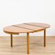 Vintage dining room set in the style of Charlotte Perriand 1970.