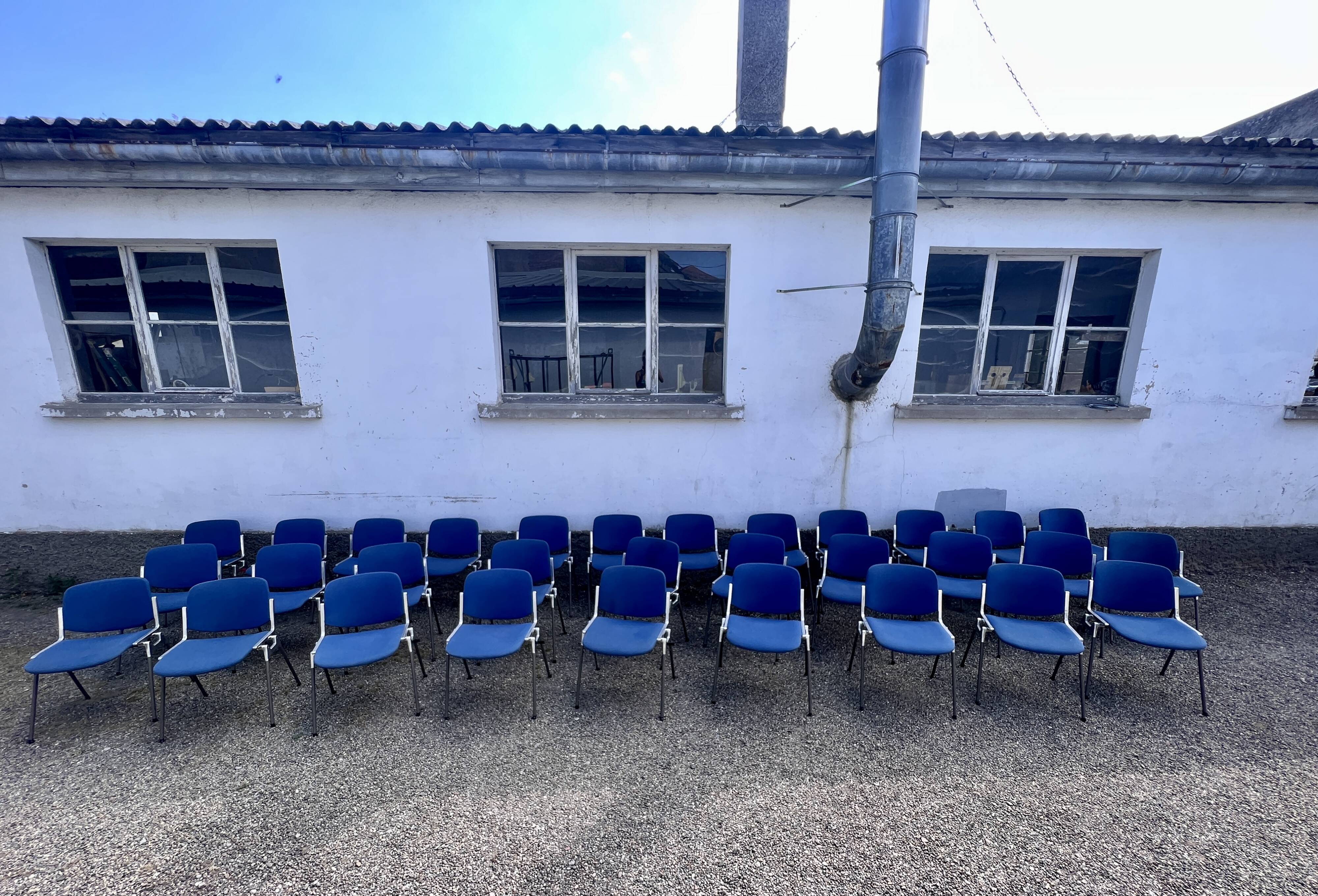 Série de 40 chaises de G. Piretti pour Castelli Anonima Castelli, Italie, années 1970