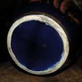 Vase period art deco, faience of Tours signed Maurice Pinon