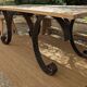 Table set, stools and benches