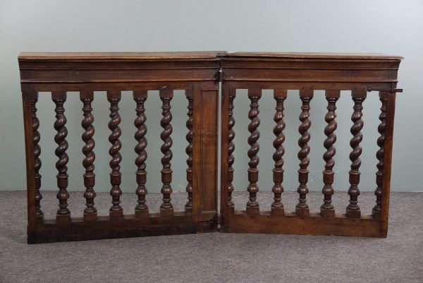 Balustrade d'église anglaise antique