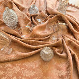 Nappe en soie damasse 19th