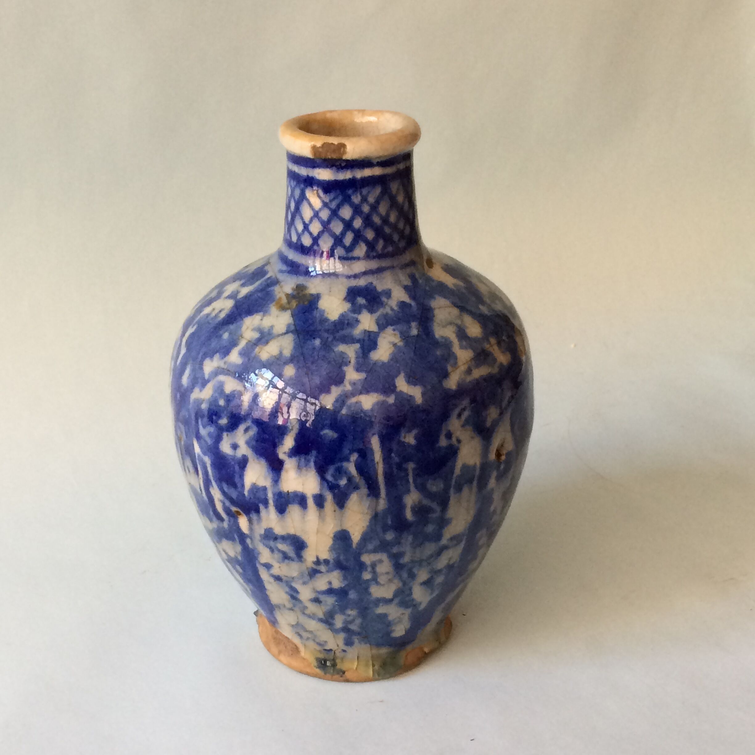 Ceramic decanter chemla blue