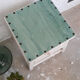 Wooden waxer's stool with drawer
