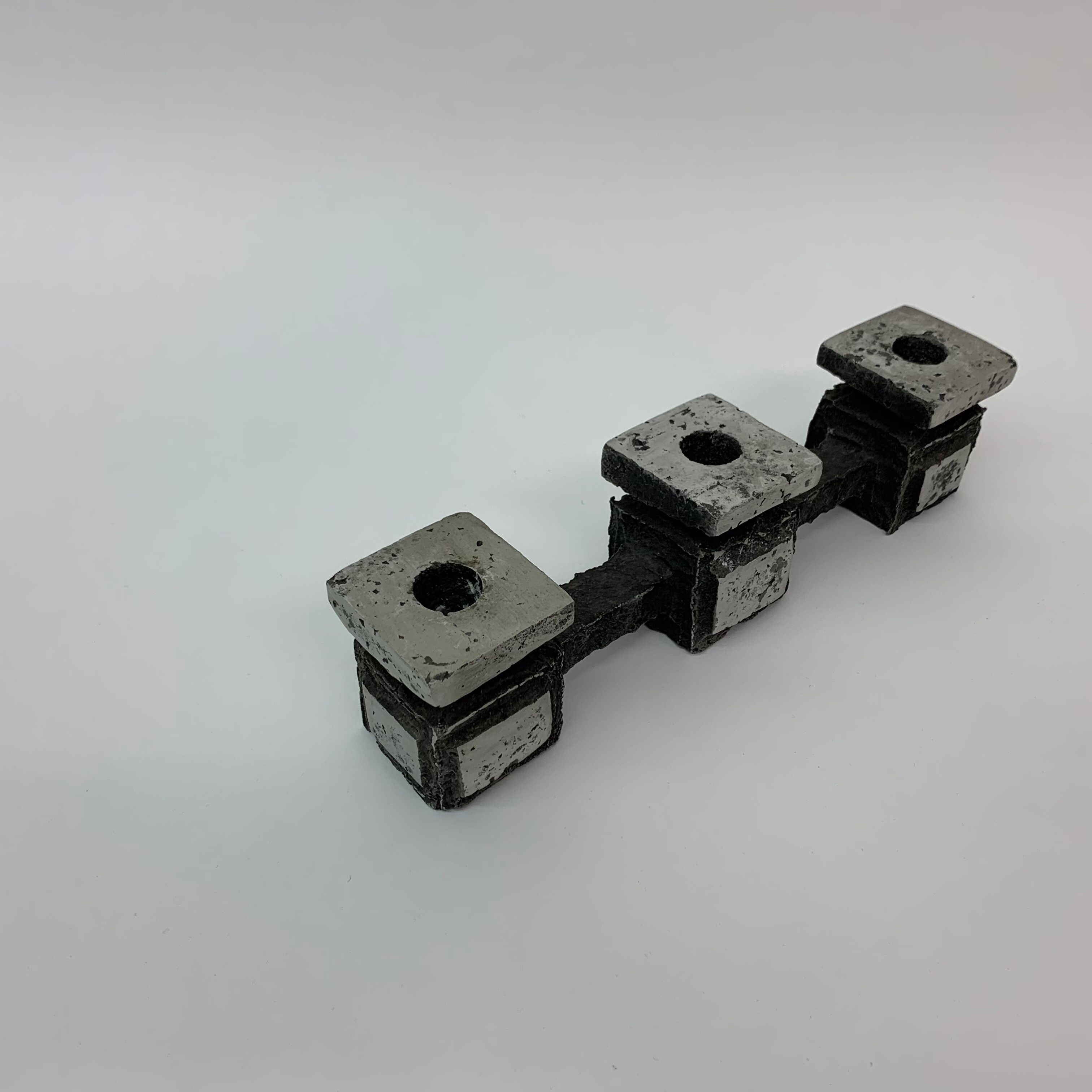 Mid-century design brutalist candle holder , 1970’s