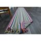 Vintage Turkish Oushak Handmade Wool Cotton Pink Runner Rug 80x433