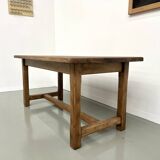 Small old farmhouse table with square legs