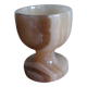 Alabaster onyx egg cup