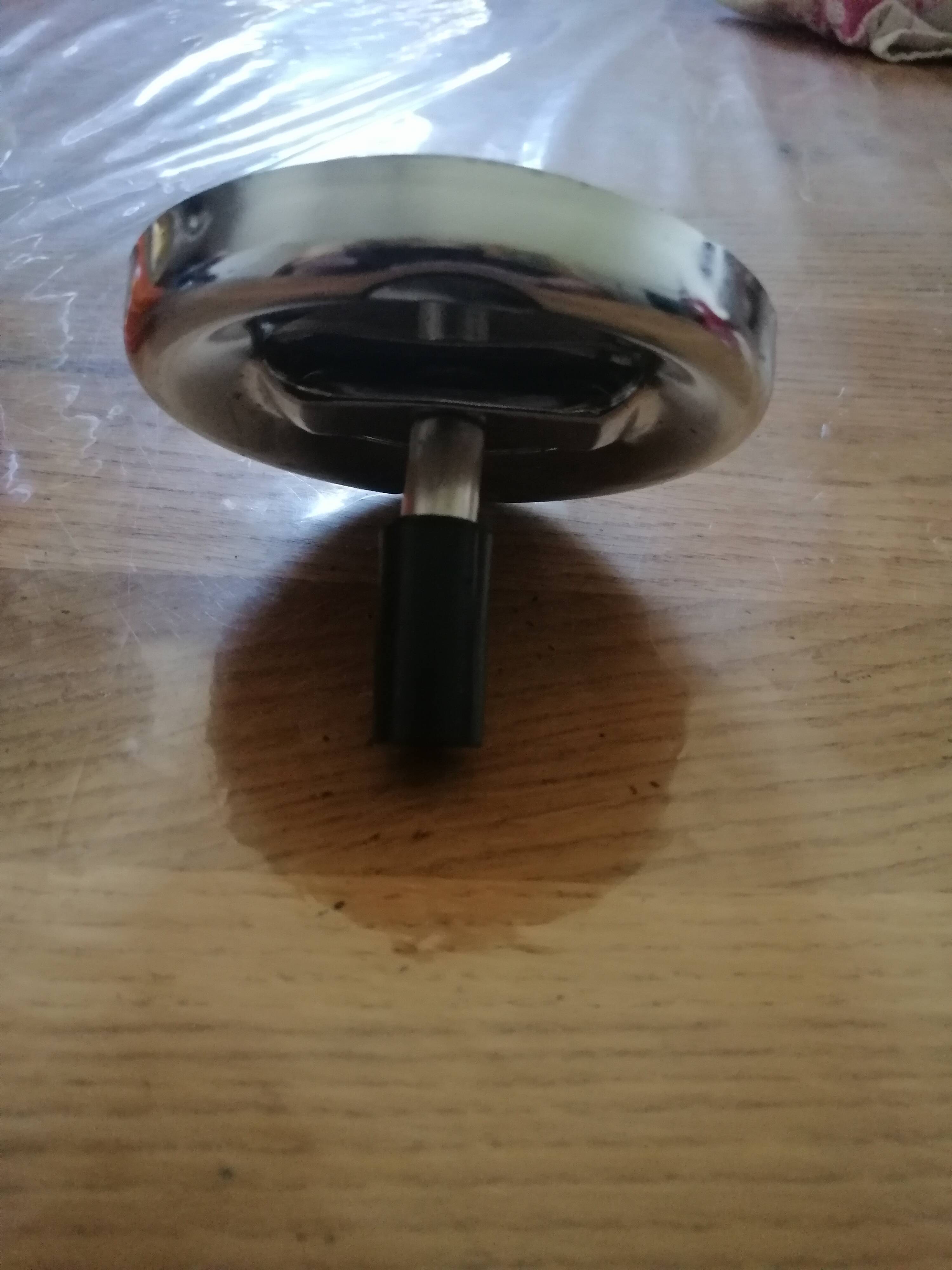 Vintage orange rotating ashtray