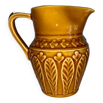 Barbontine pitcher Digoin ochre color n°7315