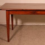 19th Century Refectorial Table in Cherry Wood with a width of 92cm