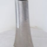 Zanetto silver metal vase 1970s