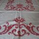 Nappe brodée point de croix 160 x 130 en coton