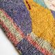 Moroccan Berber carpet Boujaad ecru with colorful patterns 292x197cm