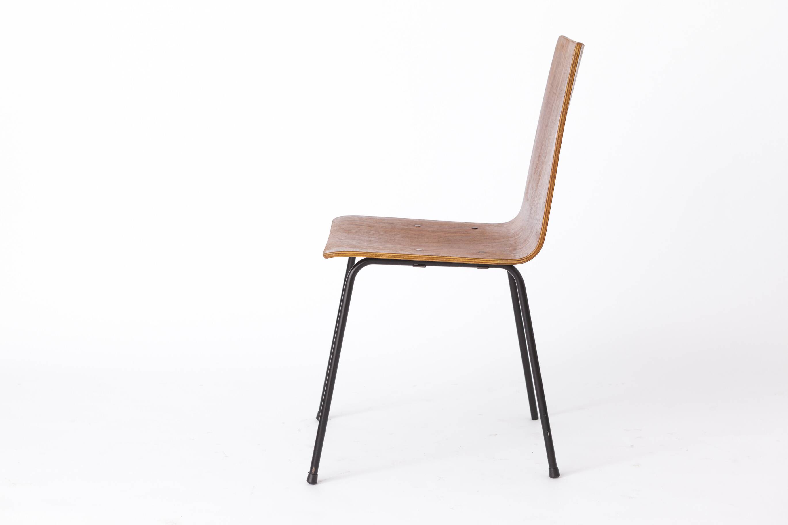 Set of 6 Plywood Vintage Chairs 1960s - German Design