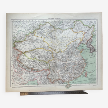 1891 - Map of the Chinese Empire / Imperial China