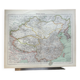 1891 - Carte de l’Empire chinois / Chine impériale