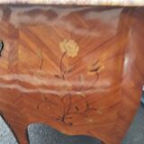 Old style chest of drawers Louis XV marquetry marble top