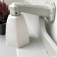 Art deco wall lamp in opaline and porcelain