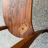 Table Rognon Marquetry Antique