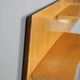 Vintage maple shelf with decoration, Italian design from the 1960s.