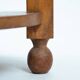 Dutch Art Deco octagonal sidetable in oak and ebony, 1920s