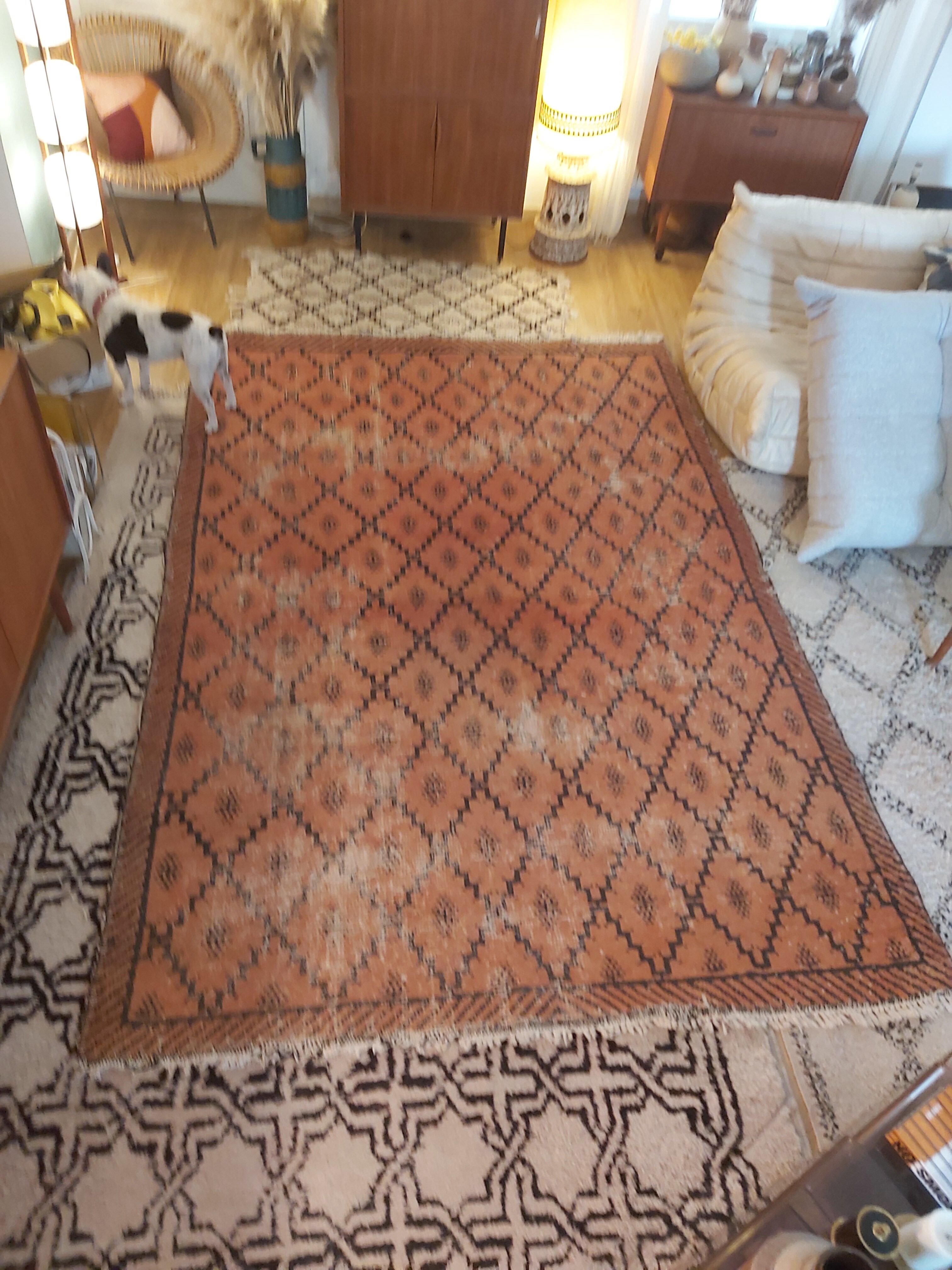 Vintage berber carpet