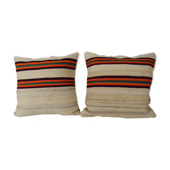 Kilim hemp cushion covers, ens.de 2 ak336