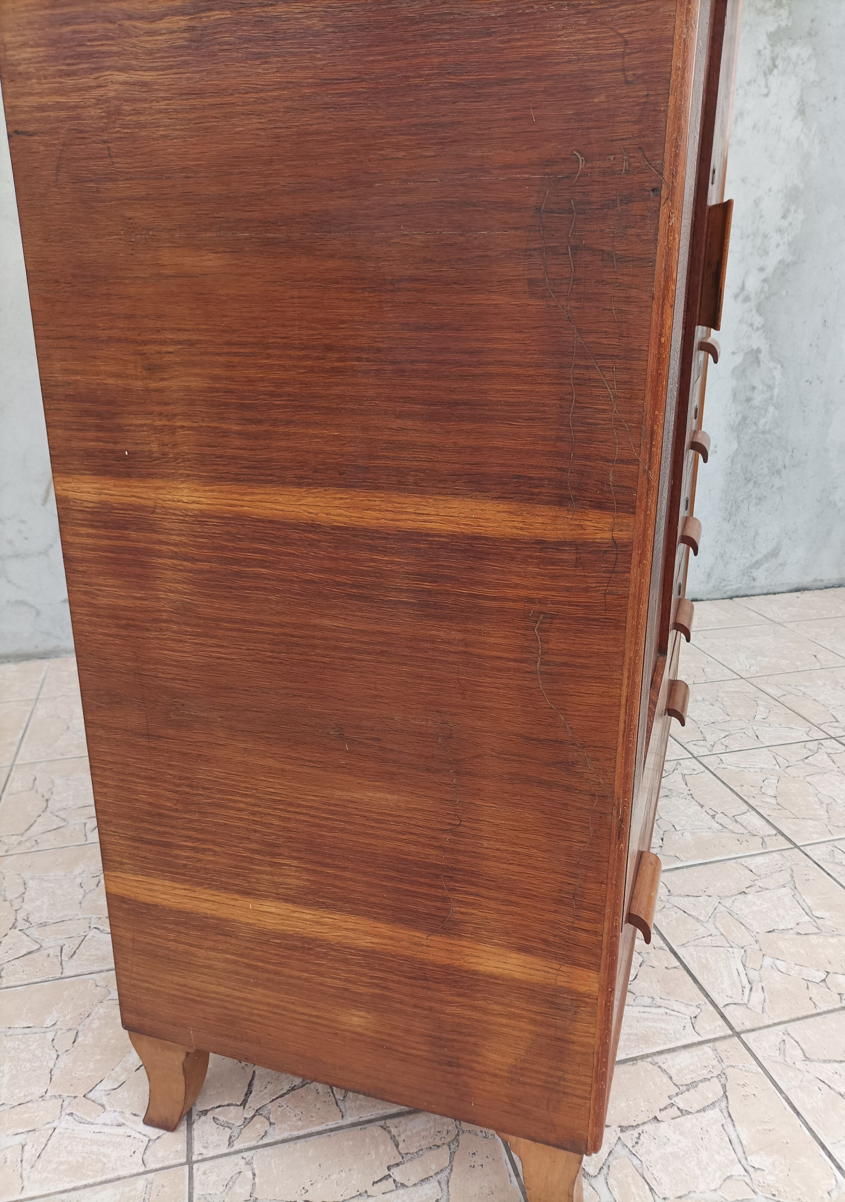 Vintage oak cabinet Querena Francesco Torino