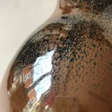 Glazed stoneware jug signed "KD".