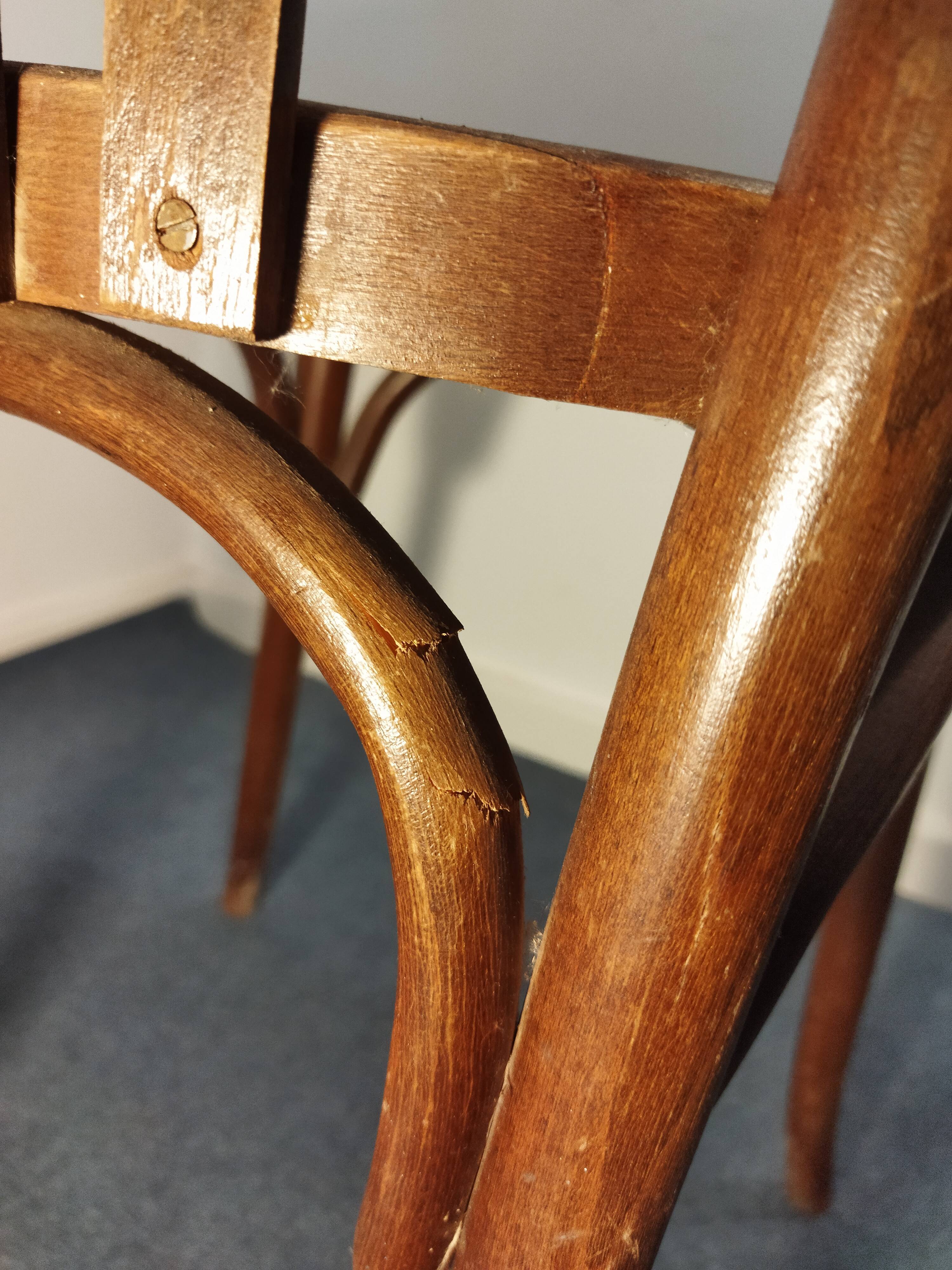 Pair of bistro chairs