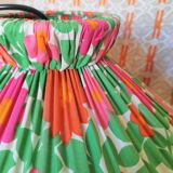 Suspension "kitch" in floral fabric